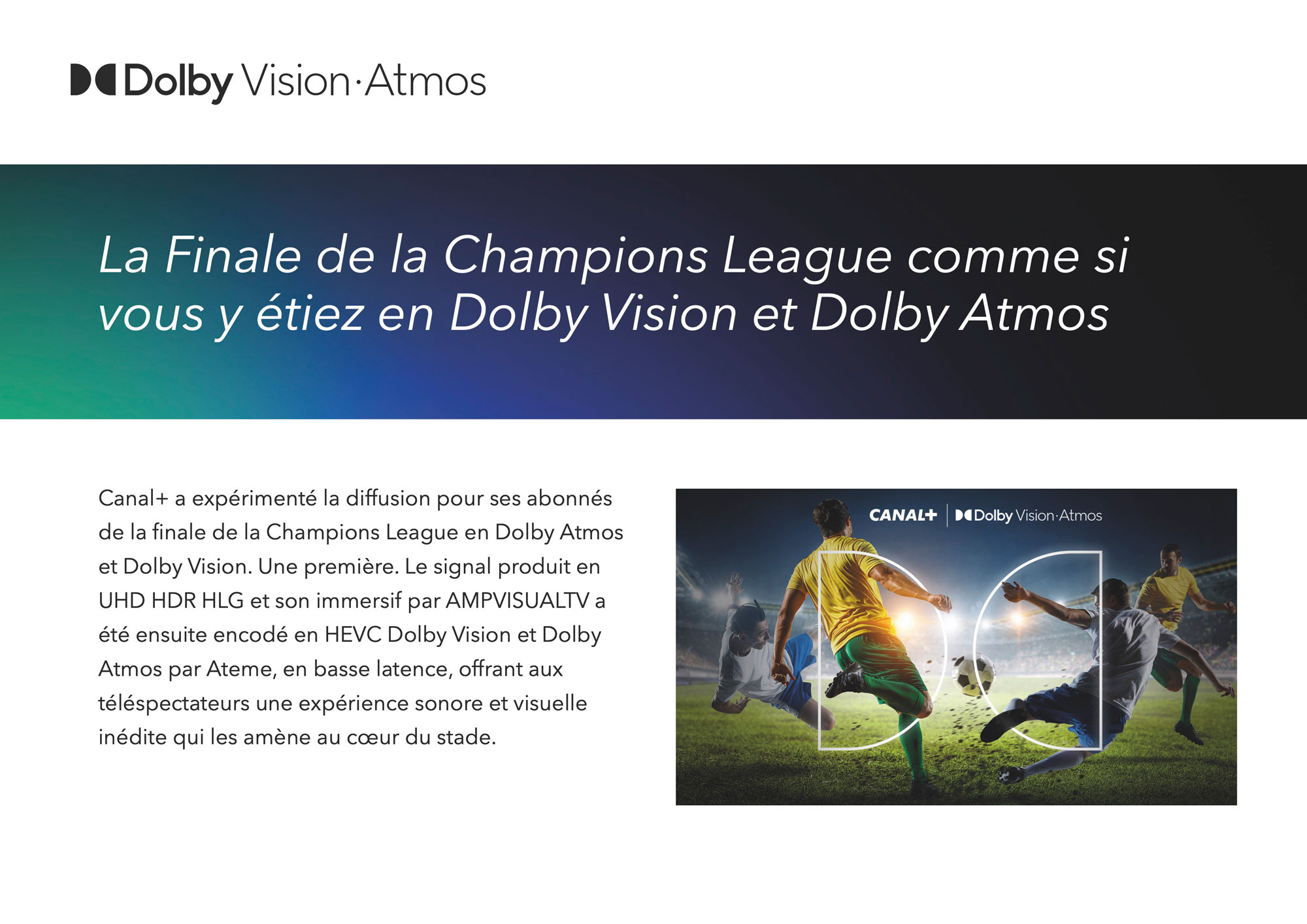 Image de l’étude de cas pour Dolby écrite par Nostromo, agence de communication, pour Collective Content