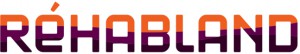 le logo de Réhabland un client de l'agence de communication Nostromo