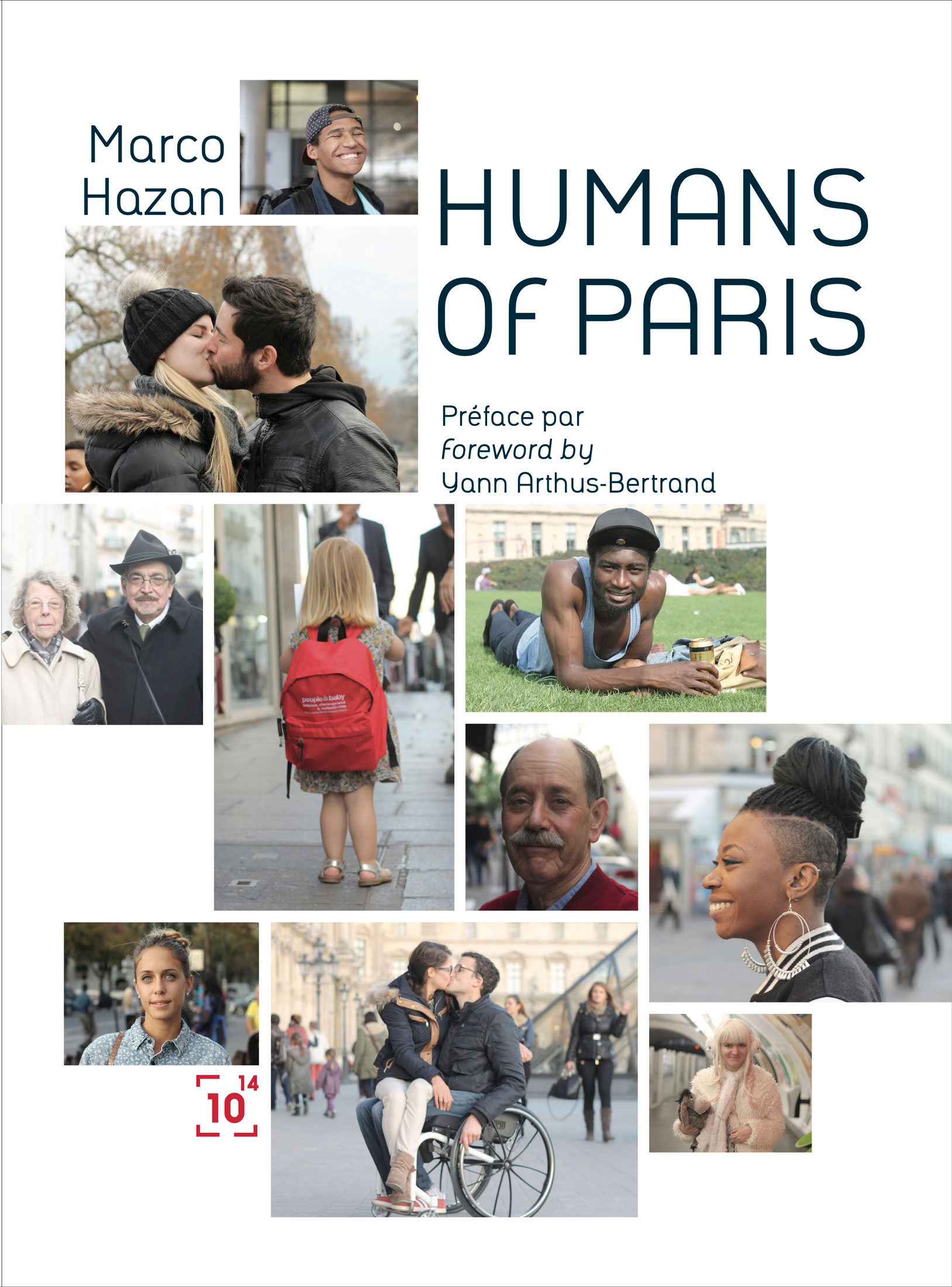 Image de la couverture du livre Humans of Paris, co-réalisé par Nostromo, agence de communication, pour Humans of Paris