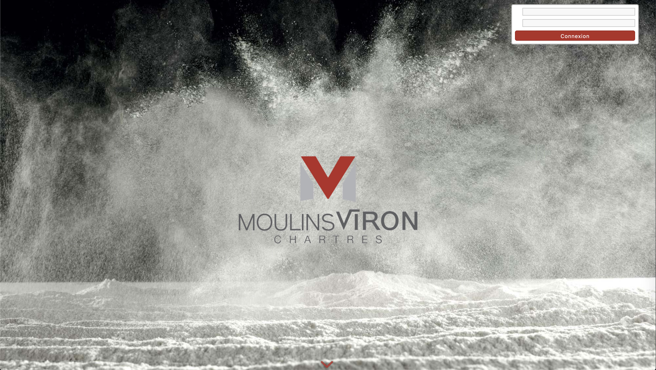 Image du site web réalisé par Nostromo, agence de communication, pour les Moulins Viron
